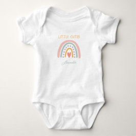 Färgglada akvarellregnbågsillustrationer för babyf t shirt