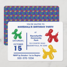 Färgglada Ballongdjur Hundar Barn Födelsedagsfest