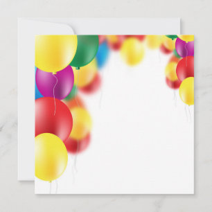 Färgglada ballonger bakgrund