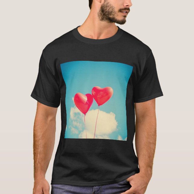 Färgglada ballongfirande tee (Framsida)