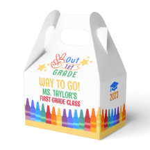 Färgglada barns examenspresentbox