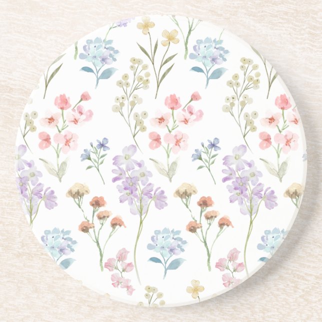 Färgglada blommönster underlägg (Framsidan)