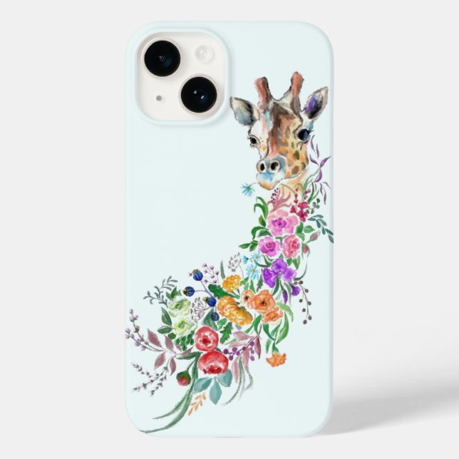 Färgglada blommor Bouquet Giraff (Baksida)