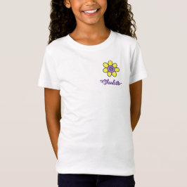Färgglada blommor Doodle Personlig T Shirt