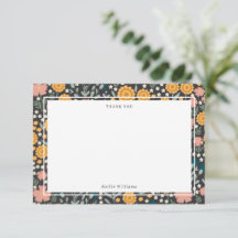 Färgglada blommor rosa orange modern