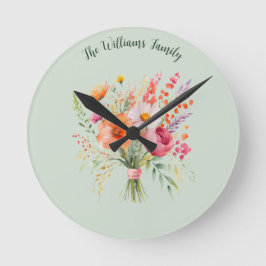 Färgglada blommor rustika blommor snygga personlig stor klocka