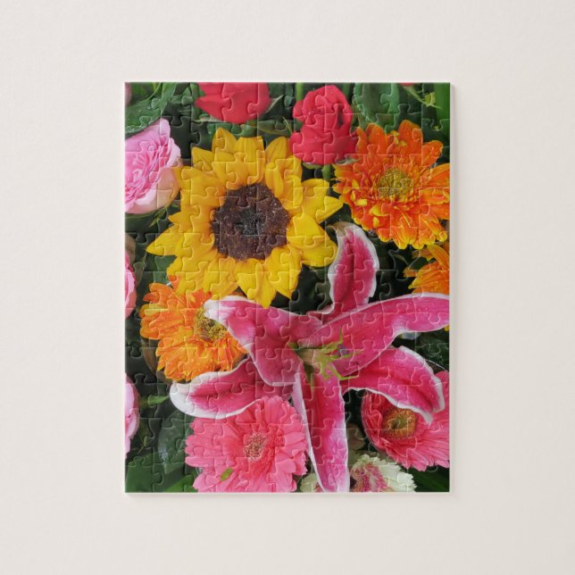färgglada+ blommor,     trädgårds+ tomte,     call pussel (Vertikal)