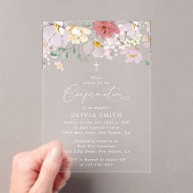 Färgglada blommor, vilda blommor, Boho, konfirmati