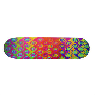 Färgglada Bright Skateboard Bräda 21,5 Cm