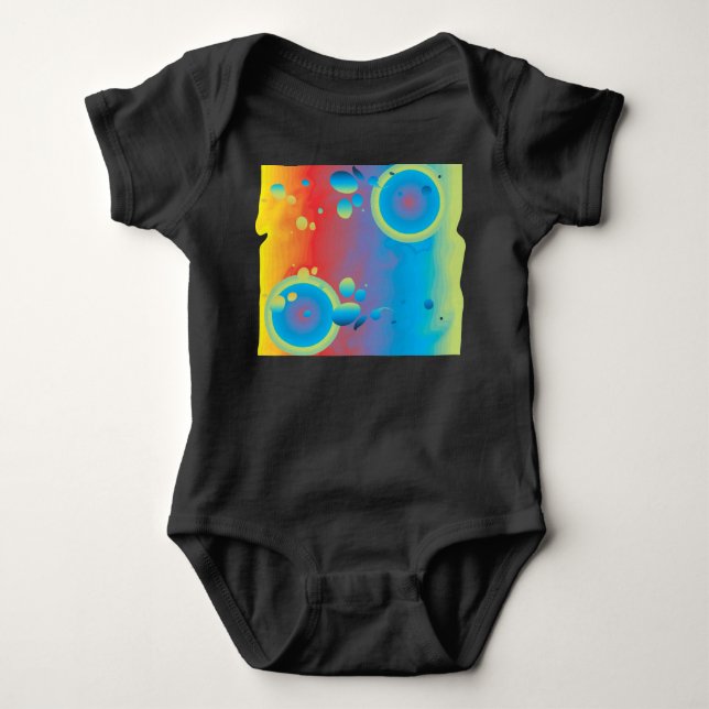 Färgglada Bubblor T Shirt (Framsida)