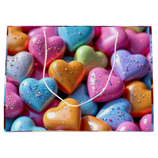 Färgglada Candy Love Hearts