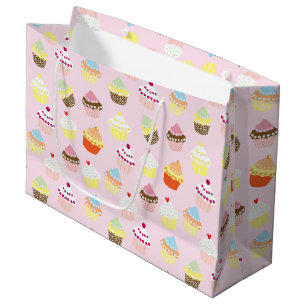 Färgglada Cupcakes Presentpåse