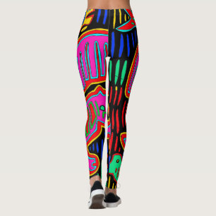 Färgglada Designer Leggings