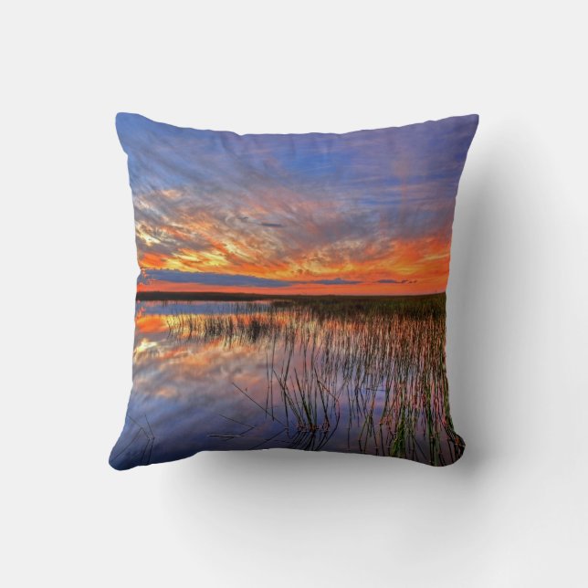 Färgglada Everglades, Florida, Kudde (Baksida)