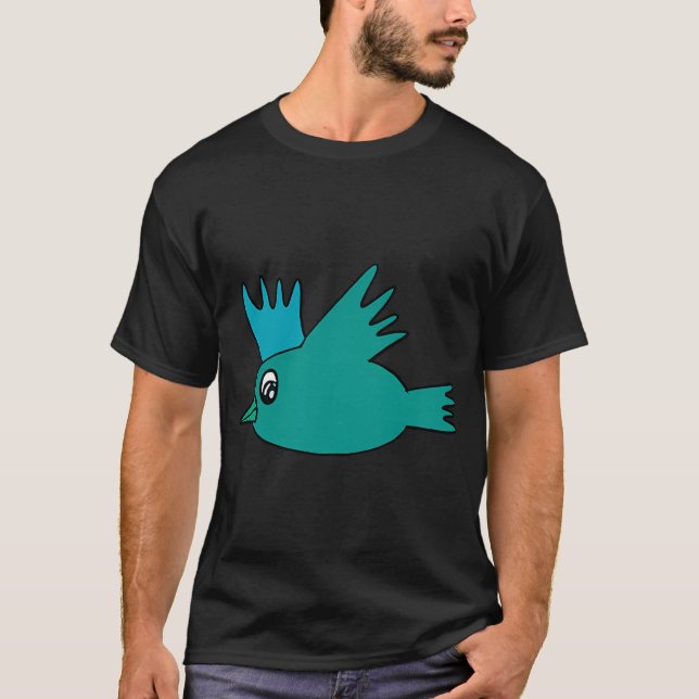 Färgglada fåglar för barn t shirt (Framsida)
