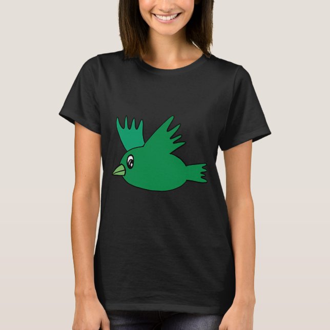 Färgglada fåglar för barn t shirt (Framsida)