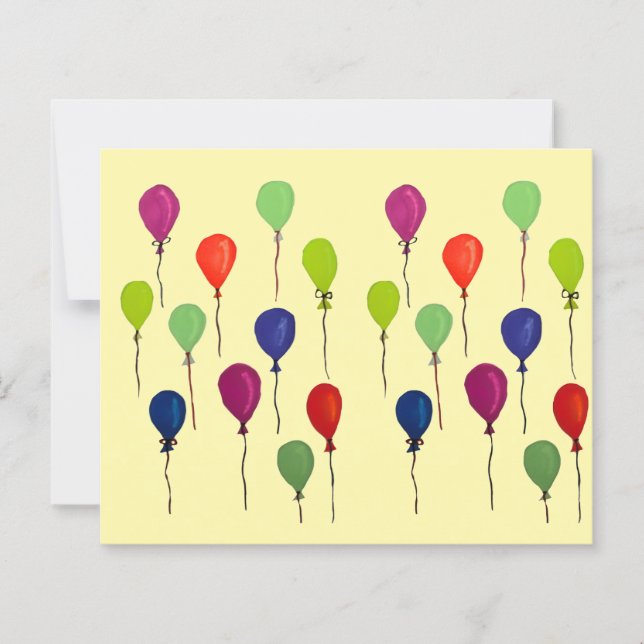 Färgglada festballonger (Framsida)