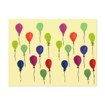 Färgglada festballonger