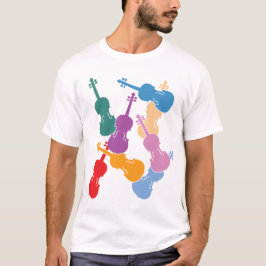 Färgglada fioler tee