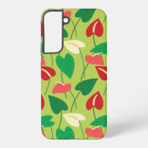 Färgglada flamingoblommor mönster