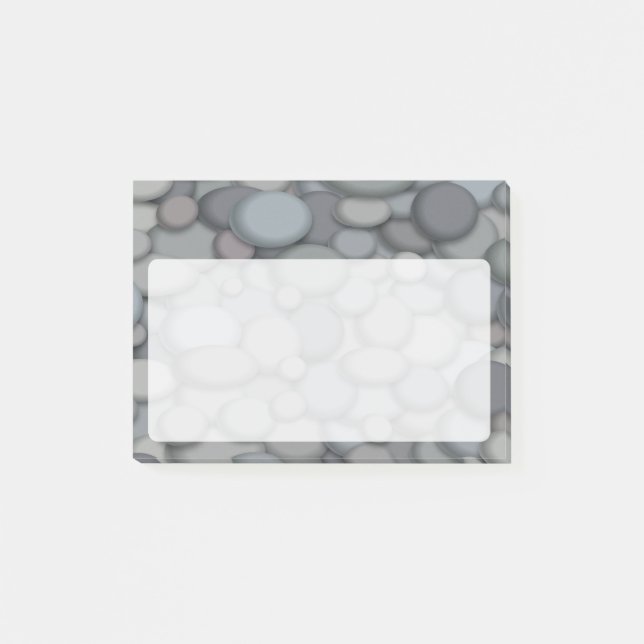 Färgglada flodstenar Pebbles Konst Post-it Block (Framsida)