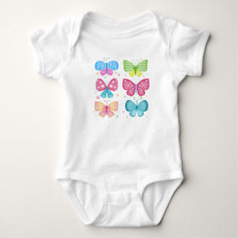 Färgglada Flutter-vänner T Shirt