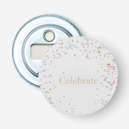 Färgglada Födelsedagsservetter med Regnbågsprickar Flasköppnare