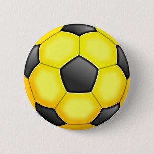 Färgglada fotbollbollar knapp