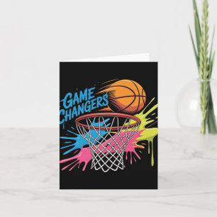 Färgglada Game Changers Basketboll Tie Dye Färg Sp Kort