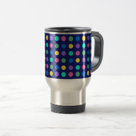 Färgglada Geometriska Prickar Dricksvaror Design - Resemugg