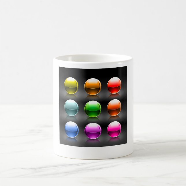 Färgglada Glasbollar Mugg (Skapare uppladdad)