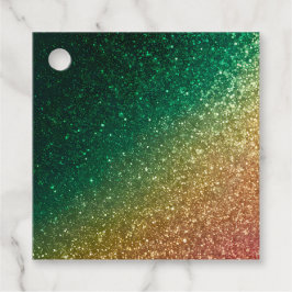 Färgglada glitterkonstpresenttaggar gåvor etiketter