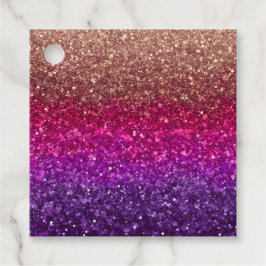 Färgglada glitterkonstpresenttaggar gåvor etiketter