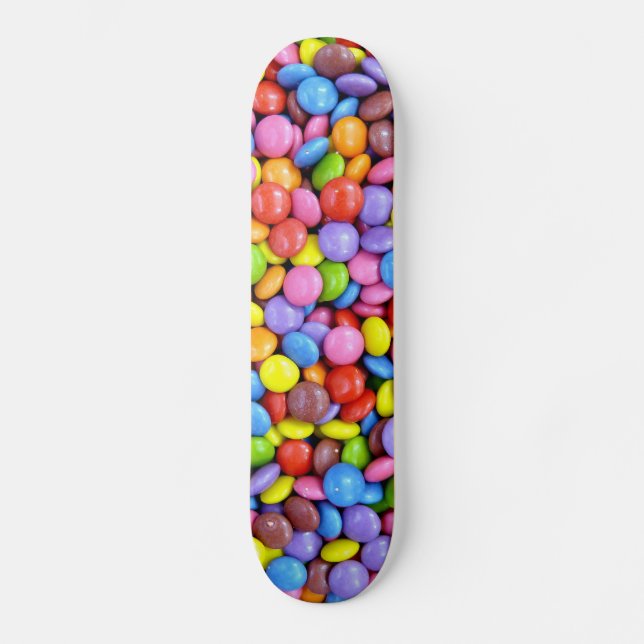 Färgglada Godisar Mini Skateboard Bräda 18,7 Cm (Framsida)