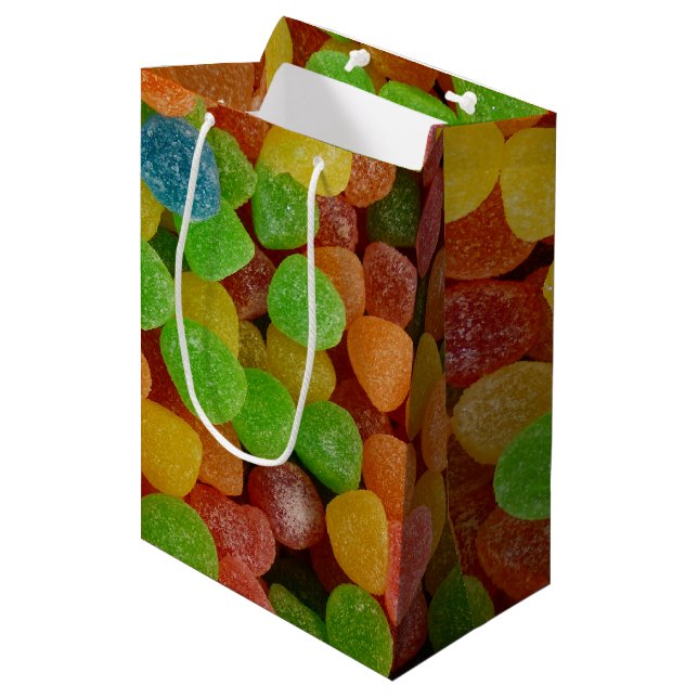 Färgglada Gumdrops Godis (Framsidan Vinklad)