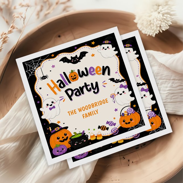 Färgglada Halloween-kostym servetter (Skapare uppladdad)