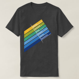 Färgglada herr College Park T-shirt