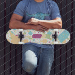 Färgglada isglasspridningar Mönster namn Mini Skateboard Bräda 18,5 Cm<br><div class="desc">Skateboard med glassmönster</div>