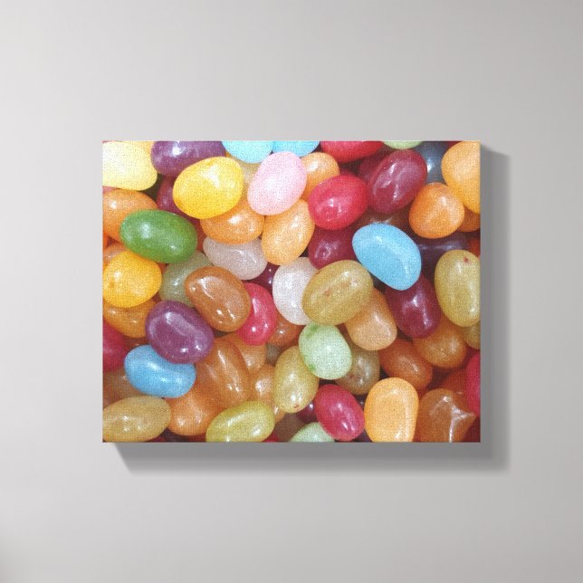 Färgglada Jelly Beans Canvastryck (Framsida)