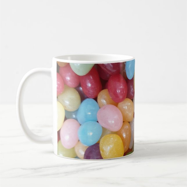Färgglada Jelly Beans Kaffemugg (Vänster)