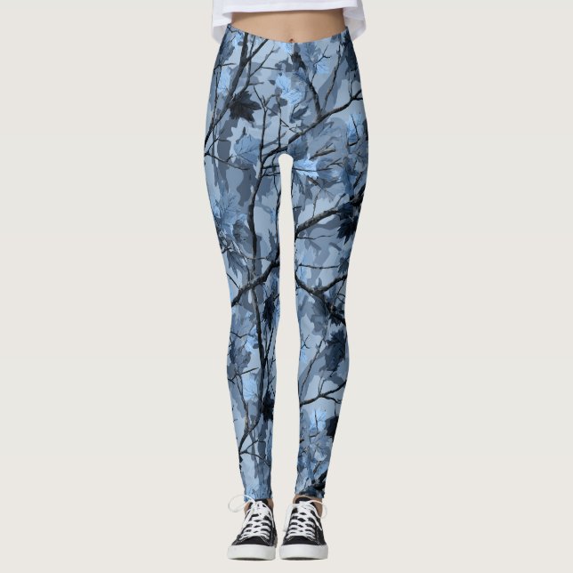 Färgglada Kamouflage Alla hjärtans dag-presenter M Leggings (Framsida)