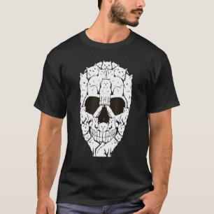 Färgglada katter av fantasin t shirt