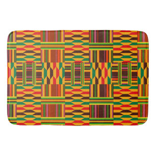 Färgglada Kente Badrumsmatta