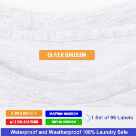 Färgglada Klistermarkörer För Kläder, Vattentäta Klistermärke