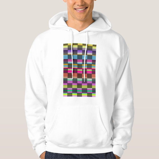 Färgglada kuber sweatshirt (Framsida)