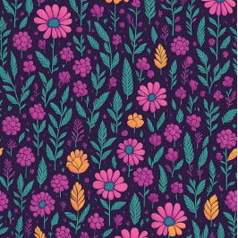 Färgglada Leggings Med Blommönster – Livlig Botani