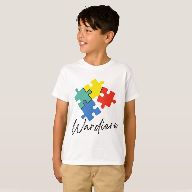 Färgglada leksaker & Wardiere tryckta barnsaker T Shirt (Hel framsida)