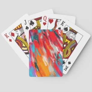 Färgglada ljusa färger casinokort