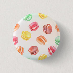 Färgglada Macarons Knapp
