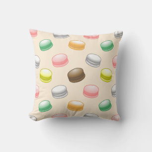Färgglada Macarons Kudde